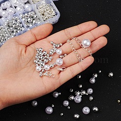 Kit de perles rondes 461 pièces pour la fabrication de bracelets de bricolage&nbsp;DIY-YW0004-45S