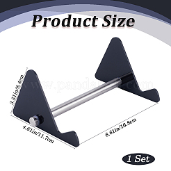 Espositori per tastiera in acrilico e lega a 1 livello&nbsp;ODIS-WH20003-02B-03