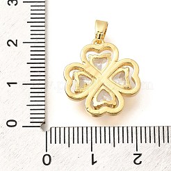 Ottone micro spianare pendenti zirconi&nbsp;LS-ZIRC-D275-01G-01