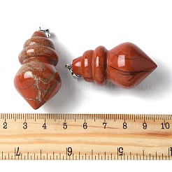 Pendentifs en pierres précieuses mixtes naturels et synthétiques&nbsp;G-C187-04