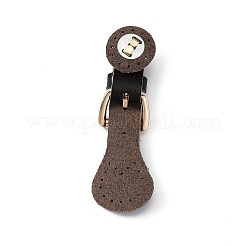 Rindsleder Knebelschnallen zum Aufnähen&nbsp;FIND-WH0114-36B