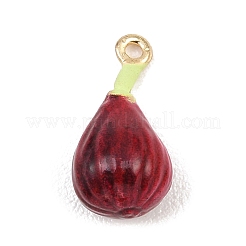 Pendenti smaltati in lega di frutta&nbsp;X-ENAM-P264-02E-G