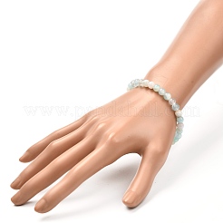 Bracciale elasticizzato con perline rotonde in pietra naturale per donna ragazza&nbsp;BJEW-JB06882