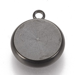 Cabochon-Fassungen für Anhänger aus Edelstahl 304&nbsp;X-STAS-K202-03D-B