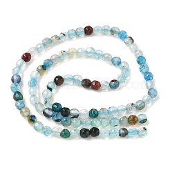 Chapelets de perles d'agate naturelle&nbsp;G-H302-A01-13