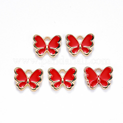 Legierung Emaille Anhänger / charms&nbsp;ENAM-S121-070B