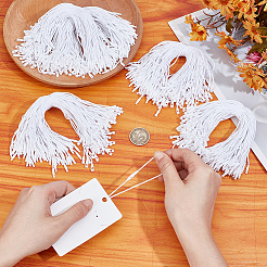 1000 Stück Polyester-Kleidungsetiketten-Etikettenschnur&nbsp;DIY-GO0002-65