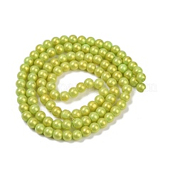 Fili di perle di vetro rotondo spruzzo verniciato&nbsp;DGLA-Q015-8mm-34