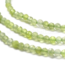 Natur Xiuyan Jade Perlen Stränge&nbsp;G-Z074-A04-01