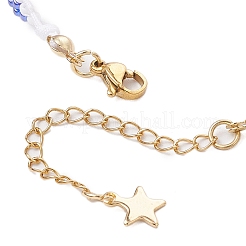 2 bracelet en perles de verre fait main&nbsp;BJEW-MZ00156
