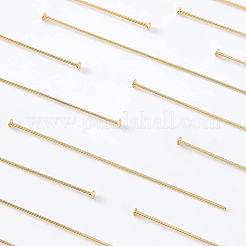 100 Stück Flachkopfstifte aus Messing&nbsp;KK-BC0002-84A