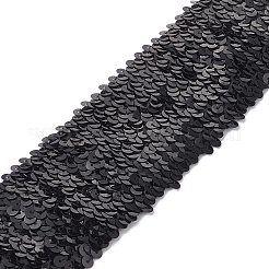 Elastische Kettenrollen aus funkelnden Polyester-Kunststoffpailletten&nbsp;OCOR-XCP0001-61