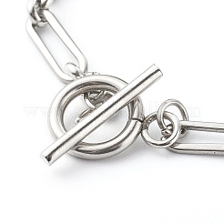 Anlaufgeschützte Figaro-Kettenarmbänder aus Edelstahl 304&nbsp;X-BJEW-JB06446