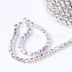Chaînes en laiton avec strass&nbsp;CHC-T001-SS12-02S