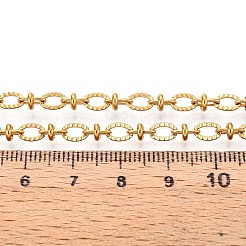 Strukturierte ovale Gliederketten aus Edelstahl 304&nbsp;CHS-N005-06D-G