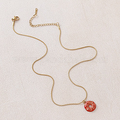 Vintage-Donut-Anhänger aus emailliertem Edelstahl 304 für Damen&nbsp;ZG5445
