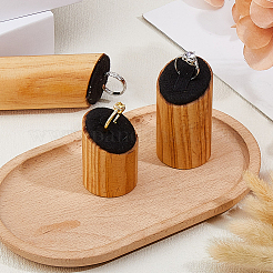 3 Stück 3 Größen Holz Schmuck Fingerring Ausstellungsständerständer&nbsp;RDIS-WH0011-36A-01