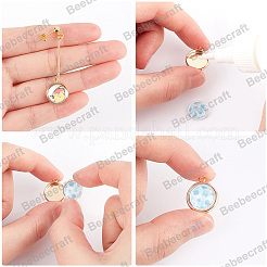 24 cabochon pendente in ottone&nbsp;KK-BBC0028-70A