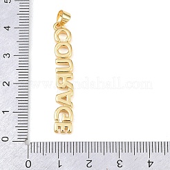 Messing Anhänger & Charms&nbsp;KK-C162-054A-03G