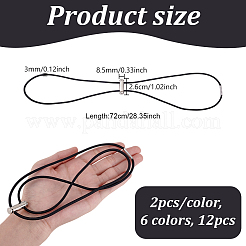 12 pz. 6 cinghie porta sacchetti per rifiuti in gomma resistente per casa e ufficio&nbsp;EW-GA0001-02