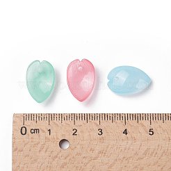 Transparent lackiert Glas-Anhänger&nbsp;GLAA-S183-15