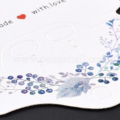 Schede di esposizione dell'orecchino dei gioielli di carta&nbsp;DIY-B061-03D