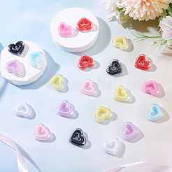 80pcs 8 Farben Acrylperlen&nbsp;OACR-ME0001-06