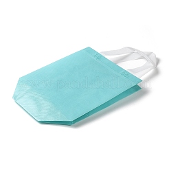 Sacchetti regalo pieghevoli riutilizzabili in tessuto non tessuto con manico&nbsp;ABAG-F009-A04