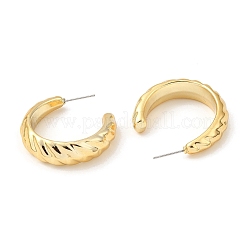Orecchini a bottone in acrilico con anello twist&nbsp;EJEW-P251-24A
