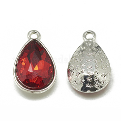 Legierung Glas-Anhänger&nbsp;PALLOY-T028-10x14mm-07