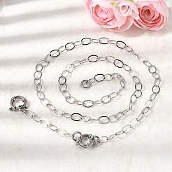 6 mm flache ovale Gliederkette aus Edelstahl 201 für Unisex&nbsp;NJEW-K302-13P