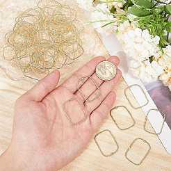 100 Stück Lünette Anhänger aus Legierung mit offener Rückseite&nbsp;FIND-CA0008-64