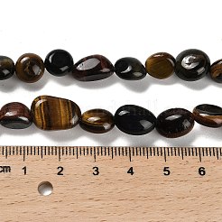 Natürlichen Tigerauge Perlen Stränge&nbsp;G-P497-01E-46