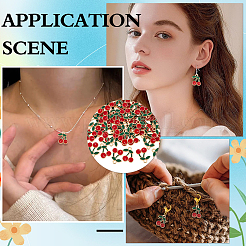 110pcs pendentifs en émail en alliage&nbsp;ENAM-ME0001-43