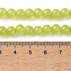 Fili di perline di calcite verde naturale&nbsp;GG-NH0008-A01-6mm-02