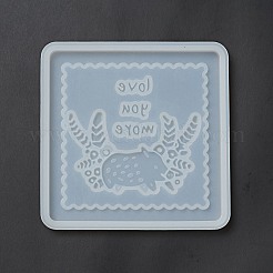 Silikonformen für tieruntersetzer selber machen&nbsp;LS-DIY-G070-03C
