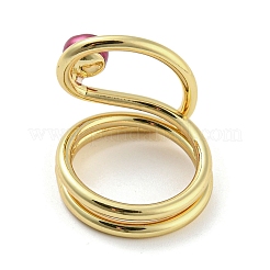 Fingerring aus Messingdraht&nbsp;RJEW-Q804-03G