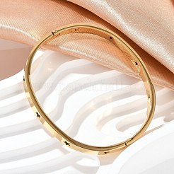 Bracelets articulés en acier inoxydable 304 avec étoile creuse&nbsp;BJEW-L610-20G