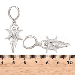 Ohrhänger aus Messing&nbsp;EJEW-G471-47P-02