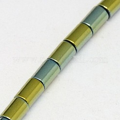 Electroplate non magnetici ematite sintetico fili di perline&nbsp;G-J162-B-07