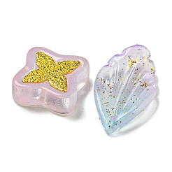 Cabochon/pendenti/collegamenti/perline in vetro con forme e stili misti&nbsp;GLAA-MSMC006-01B