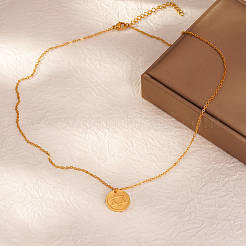 Collier élégant avec pendentif étoile de David en acier inoxydable 304 pour un usage quotidien pour femme&nbsp;LS-NW9851-1