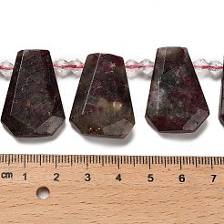 Perles de tourmaline fleurs de prunier naturel brins&nbsp;G-H078-A01-01