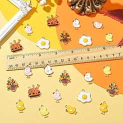 28 pendentif en alliage émaillé sur le thème de Thanksgiving&nbsp;ENAM-YW0005-18