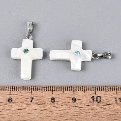 Natürliche Trochus-Muschel-Anhänger&nbsp;SSHEL-T017-42A