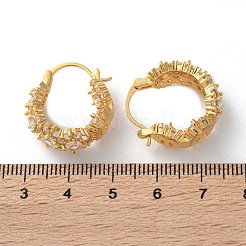 Orecchini a cerchio in ottone&nbsp;EJEW-S249-03G