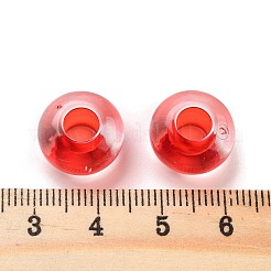 Transparentem Acryl europäischen Perlen&nbsp;TACR-P009-C01