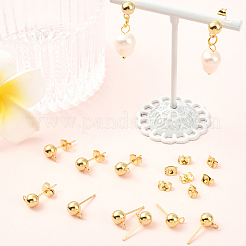 40 Stück Ohrstecker-BeZubehör aus 304 Edelstahl&nbsp;STAS-SC0010-54