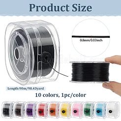 10 Stück elastischer Kristallfaden in 10 Farben&nbsp;CT-PH0001-02