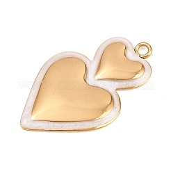 Pendentifs en acier inoxydable 304 émaillés&nbsp;STAS-G392-03G-04